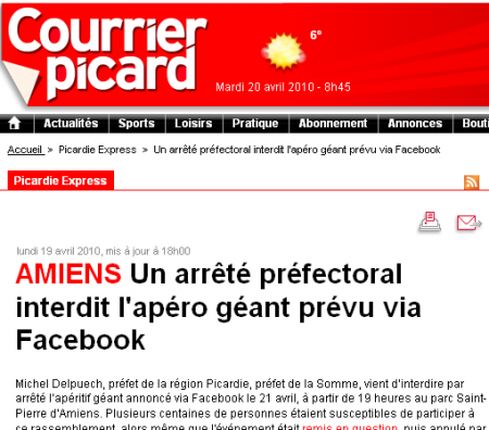 capture article courrier picard
